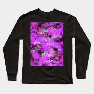 Dramatic Alcohol Ink Long Sleeve T-Shirt